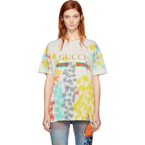 tie dye gucci|gucci jersey t shirt.